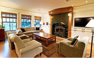 Дизайн гостиной в частном доме