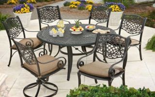 Металлическая садовая мебель – практичность и шик