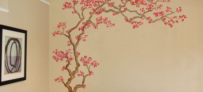 Сакура в интерьере