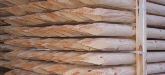 Деревянные сваи