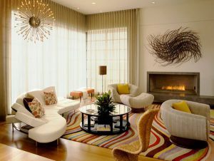 Гостиная ар-деко - квинтэссенция вкуса