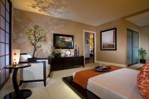 Спальня в японском стиле: сны в саду камней