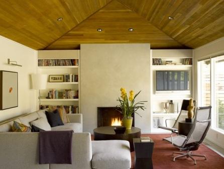 Интерьер для гостиной с угловым диваном