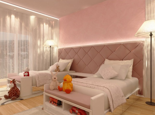 персиковая спальня