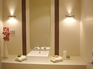 светильники в ванную комнату на стену