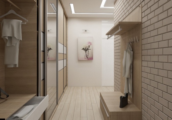 встроенный шкаф в прихожей