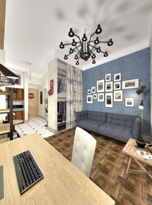 Бюджетный ремонт типовой квартиры-студии 31 м²